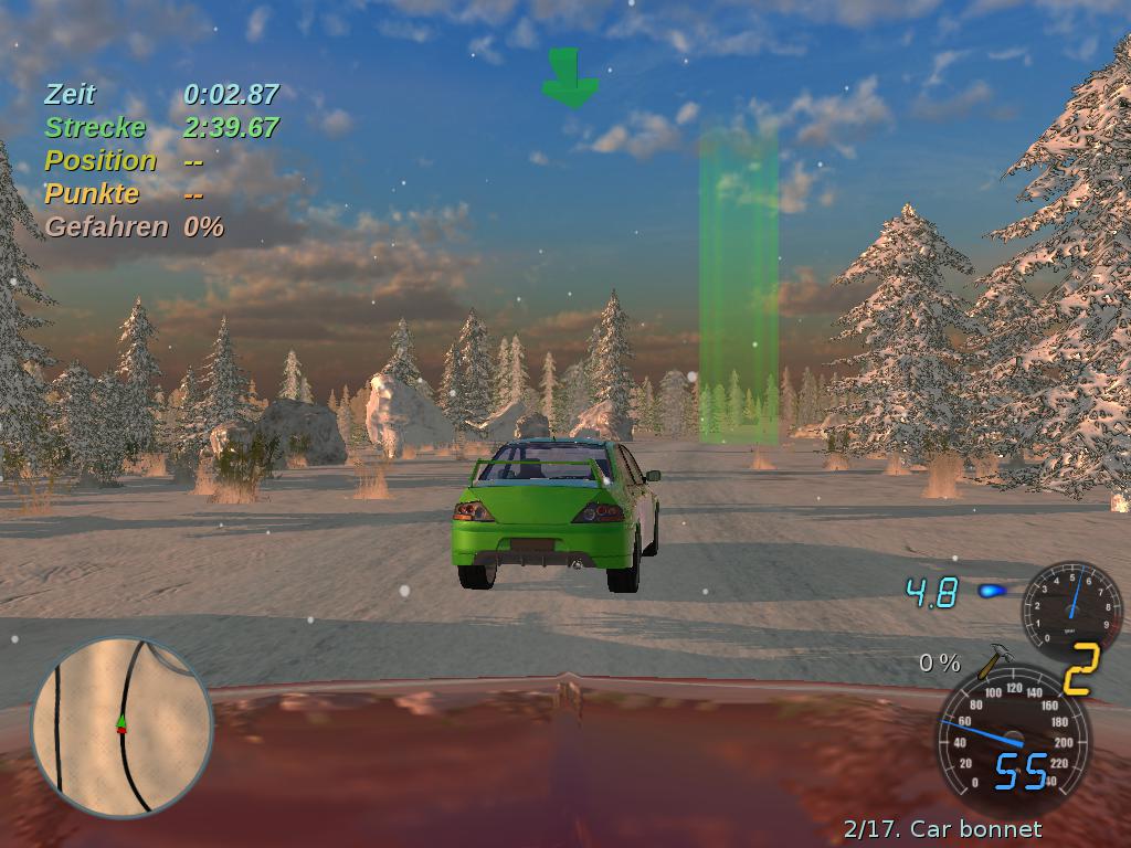 Vorschaubild für Datei:Stunt Rally 2.4 Strecke W6-SnowyEights-Perspective 2.jpg