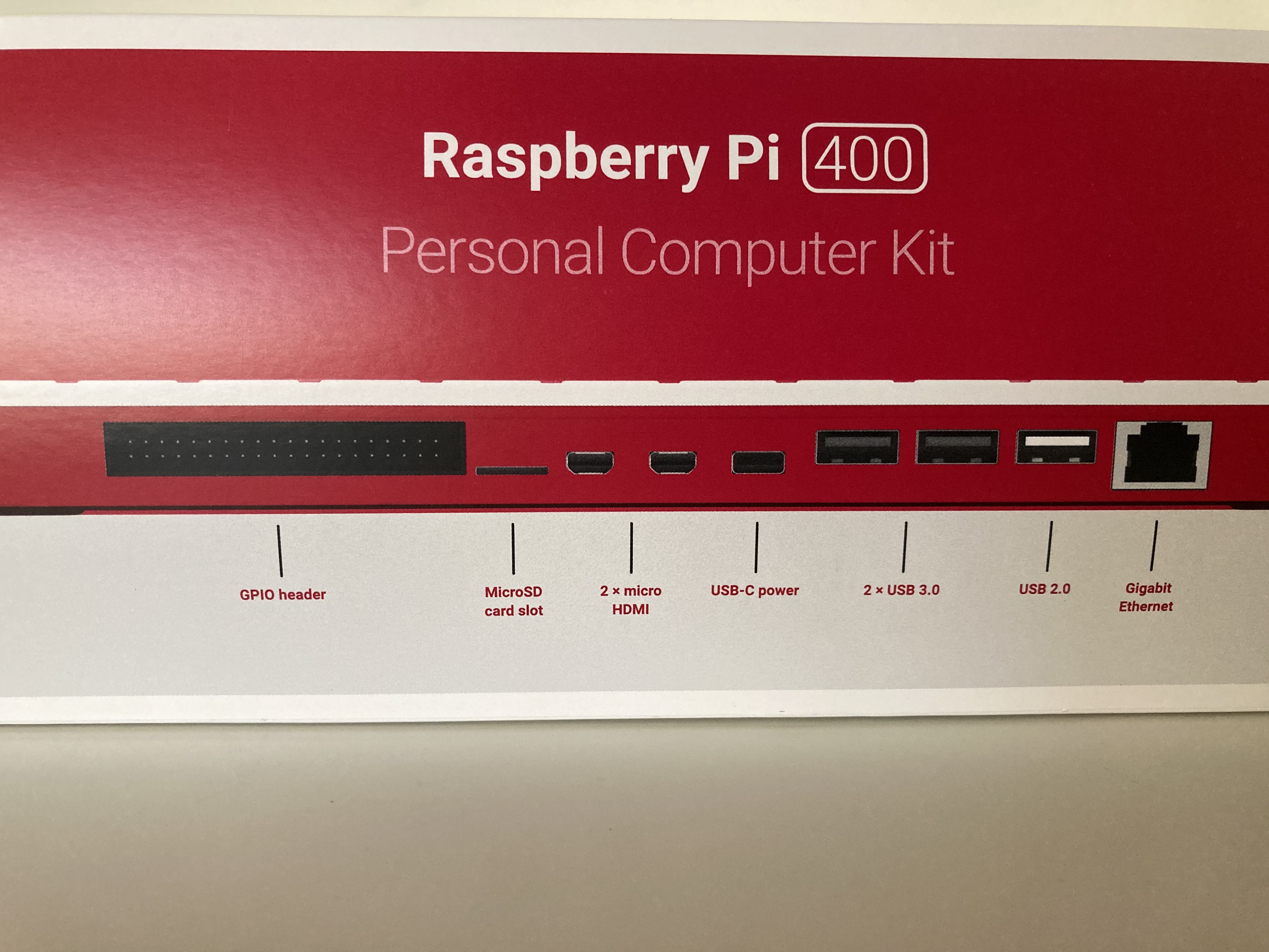 Raspberry Pi 400 Anschlüsse